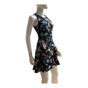 Banana Republic Navy Blue Floral Dress